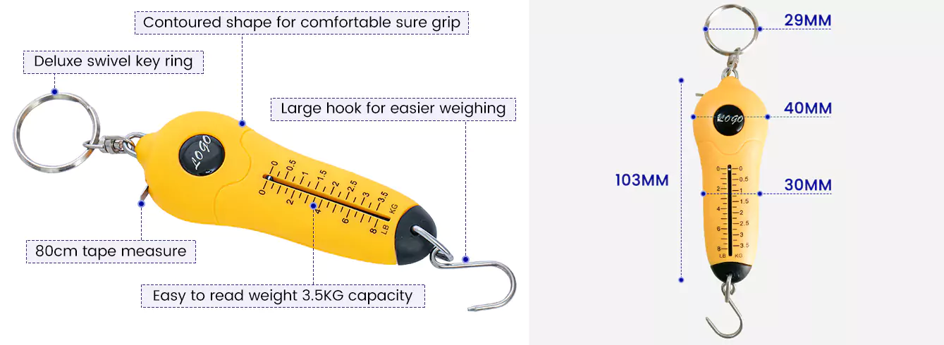 8lb Mechanical Portable Scale Product Details