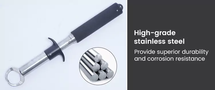 High-grade Stainless Steel of 60LB Fish Gripper