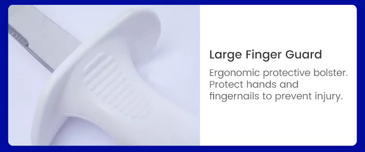 Large Finger Guard of 3.5 inch Clam Knife