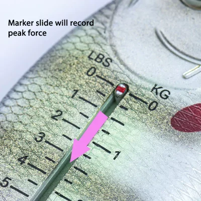 Marker slide of 4.5KG Weight Hanging Spring Scale