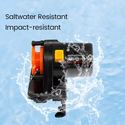 Saltwater Resistant Impact-Resistant of Mechanical Fishing Line Counter