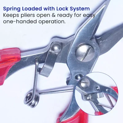 5.5 inch Braided Line Pliers with Spring