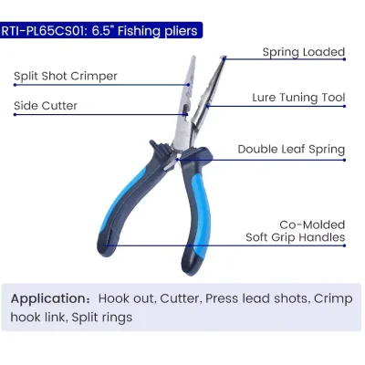 6.5 inch Carbon Steel Split Ring Pliers Product Details