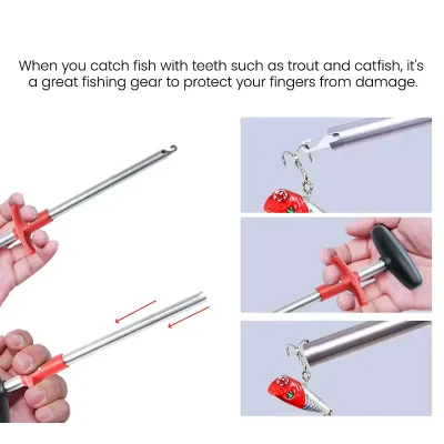 Comfortable Handle of the 7-inch Fish Hook Remover