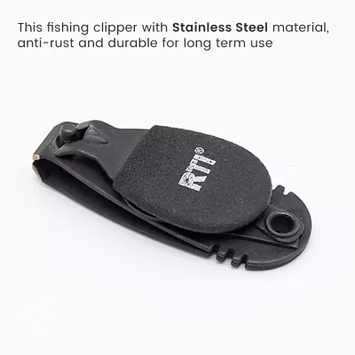 Foldable Fishing Line Clippers with Stainless Steel Materia