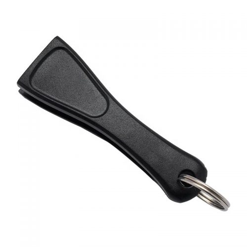 Hot Sell Fly Fishing Tool Line Cutter Nipper Black Ceramic Clipper with Hook Sharpener
