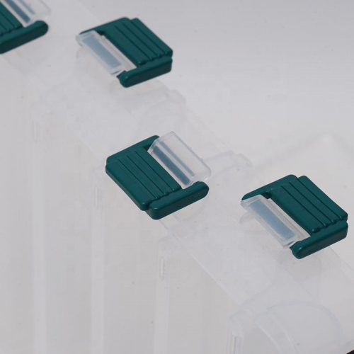 Four Latches Design of Double Sided Fishing Lure Box