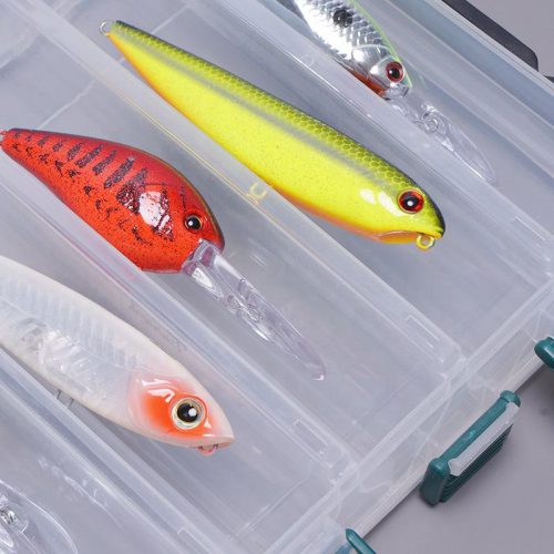 10 Compartments Double Sided Fishing Lure Box