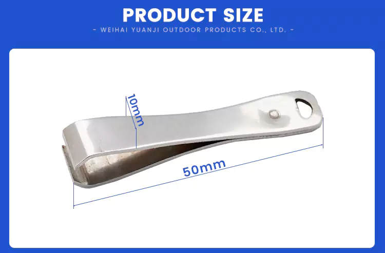 Mini Stainless Steel line Clippers Product Size