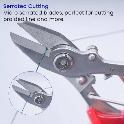 Serrated Cutting of 5.5 inch Braided Line Pliers