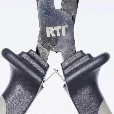 Stainless Steel Stright Nose Fishing Pliers with Spring Loaded