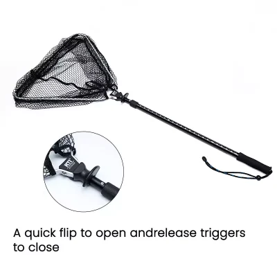 Triggersto of Triangular Landing Fishing Net