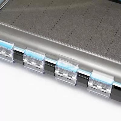 Waterproof Fishing Tackle Box With Two Latches Design2