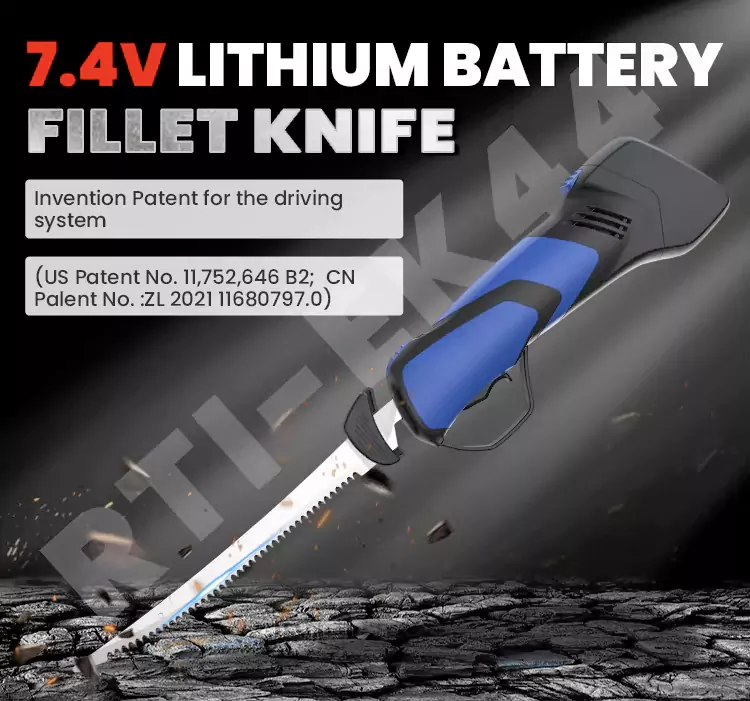 7.4V Lithium Ion Cordless Fillet Knife Product Introduction