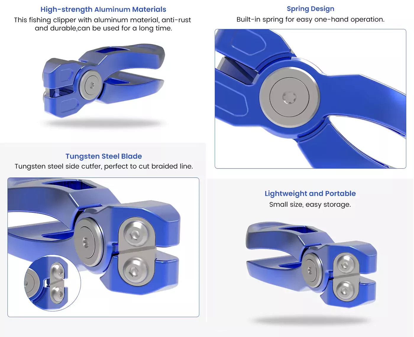 27g Fishing Braided Line Cutter Advantages