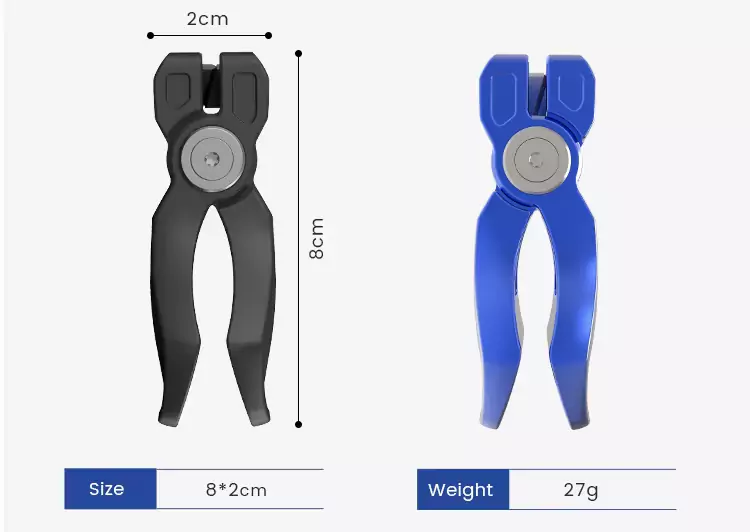 27g Fishing Braided Line Cutter Size and Weight