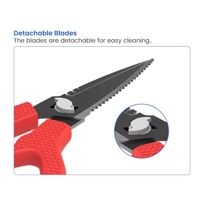 Detachable Blades of Multi-Function Fishing Scissors