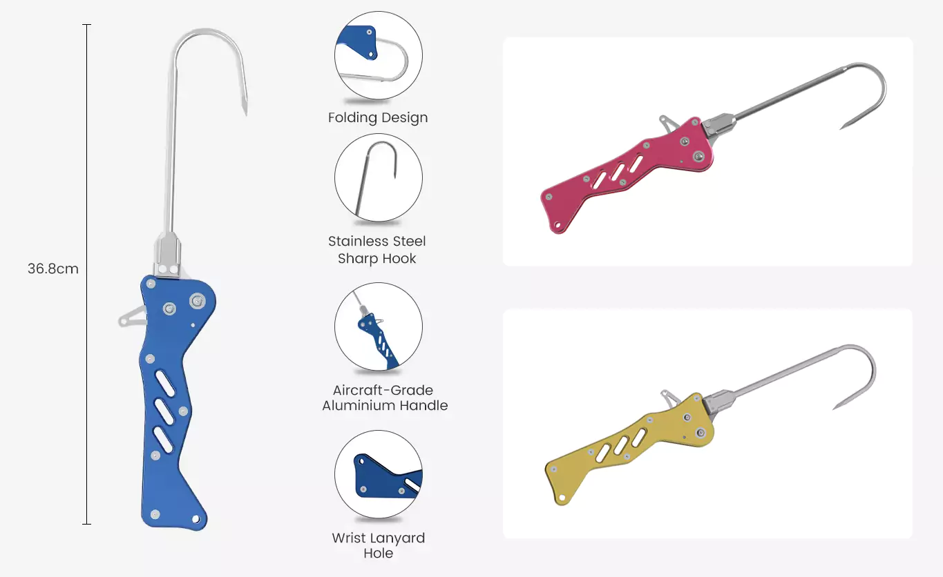 Size, Structure, and Color of the 250g Foldable Fishing Gaff