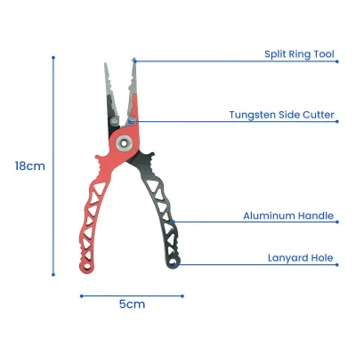 7-inch Fly Fishing Pliers Product Structure