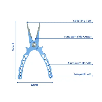 Product Structure of 7-inch Multi Titanium Fishing Pliers