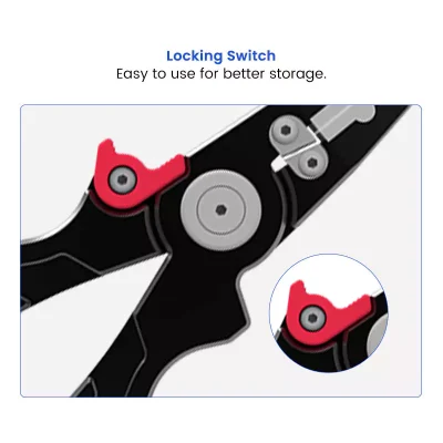 150g Aluminum Fishing Pliers with Locking Switch
