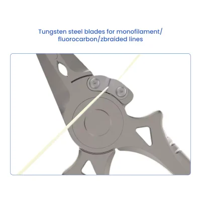 7 Inch Titanium Fishing Pliers with Tungsten Steel Blades